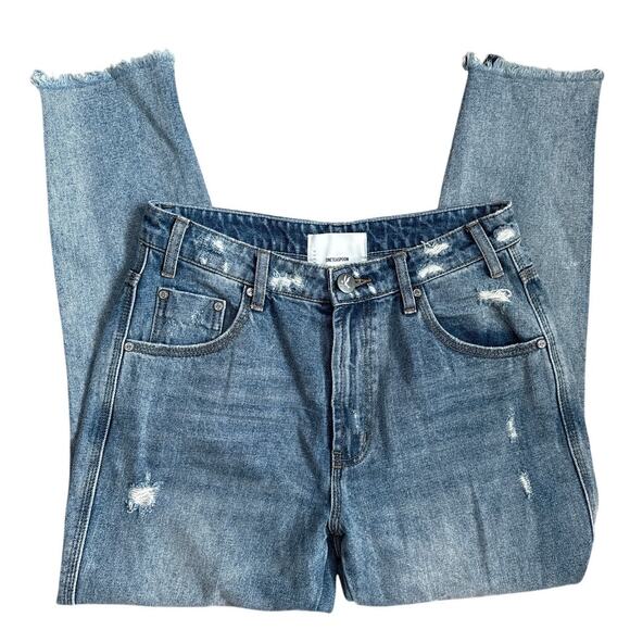 One x One Teaspoon High Waist Freebird Rigid Skinny Leg Jeans Light Wash Size 29 - Picture 6 of 13